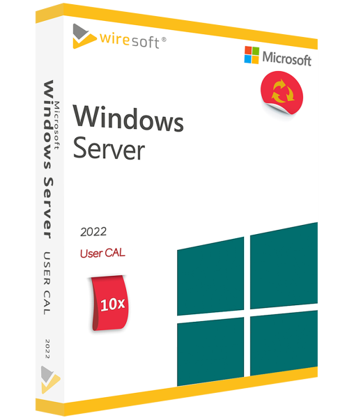 MICROSOFT WINDOWS SERVER 2022 - 10 PACK USER CAL