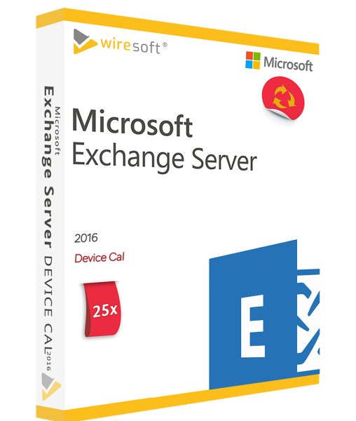 Microsoft Exchange Server 2016 - 25 Pack Device CAL